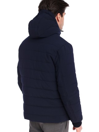 Темно-синя куртка BOSS : фото 4 - Invogue